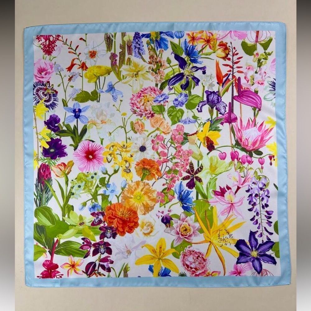 Floral scarf P72